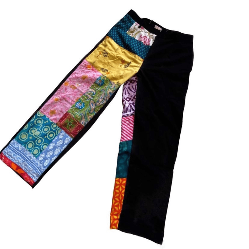 Euphoria Noir patchwork trouser